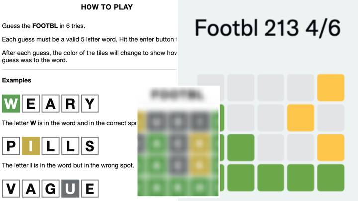 Fans Are Raving Over A New Football Version Of Viral Guessing Game Wordle