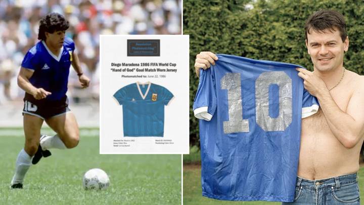 Maradona's 1986 World Cup 'hand of God' jersey to be auctioned