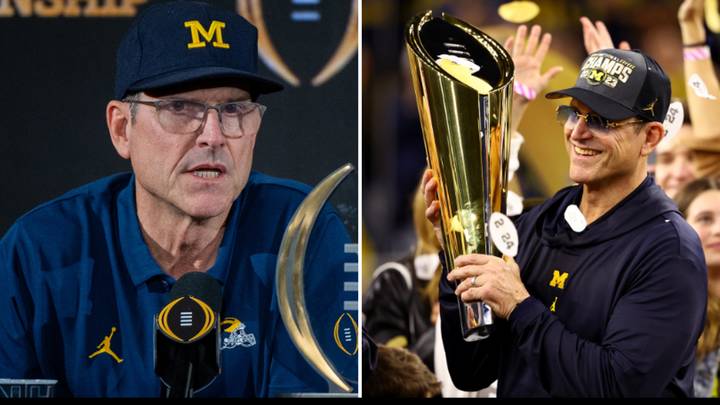 Michigan coach Jim Harbaugh drops hint over future after Las Vegas Raiders links