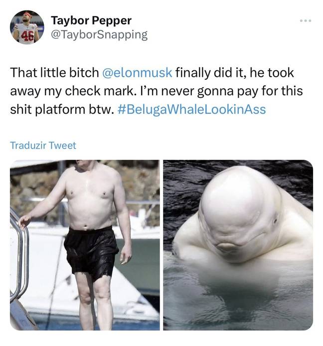 San Francisco 49ers player Taybor Pepper dropped his callout of Elon Musk in a now-deleted tweet. Credit: Twitter
