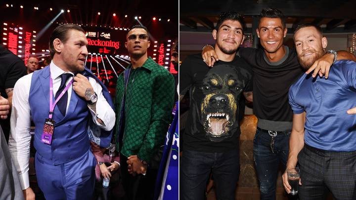 Cristiano Ronaldo was doing the 'weirdest thing' while partying with Conor McGregor