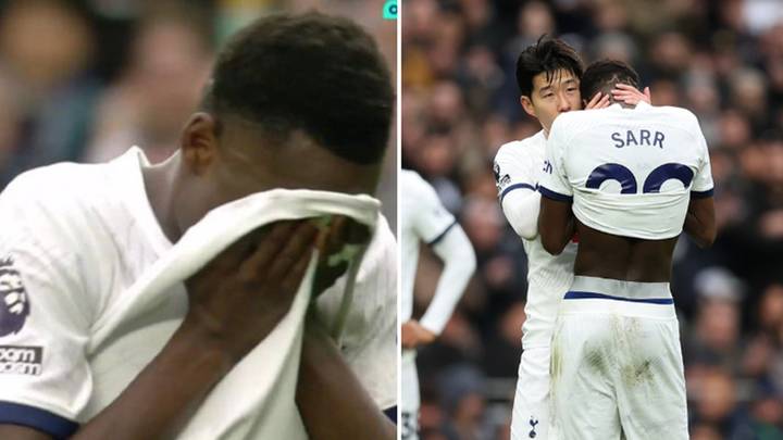 Spurs star Pape Matar Sarr leaves the pitch in floods of tears as injury  leaves AFCON