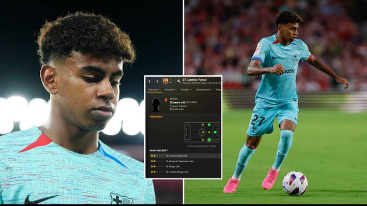 Barcelona forward Lamine Yamal is officially the best wonderkid on