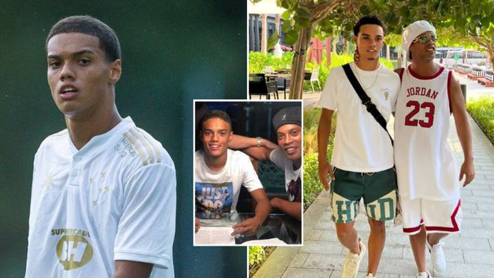 Barcelona: Ronaldinho's son could follow in his father's footsteps