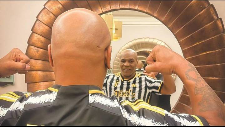 Mike Tyson switches football allegiance again after being pictured in Juventus shirt