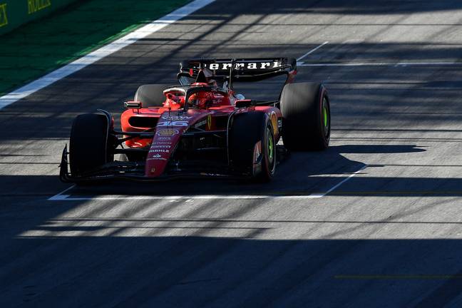 Charles Leclerc is out of the Sao Paulo Grand Prix. (Credit: Getty)