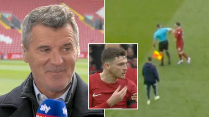 Andrew Robertson branded a 'BIG BABY' by Roy Keane after Liverpool