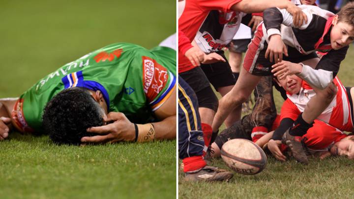 Rugby player gets kicked in the face and still manages to finish the tackle  - Article - Bardown