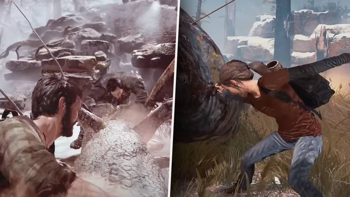 This mod brings Joel & Ellie from The Last of Us to God of War