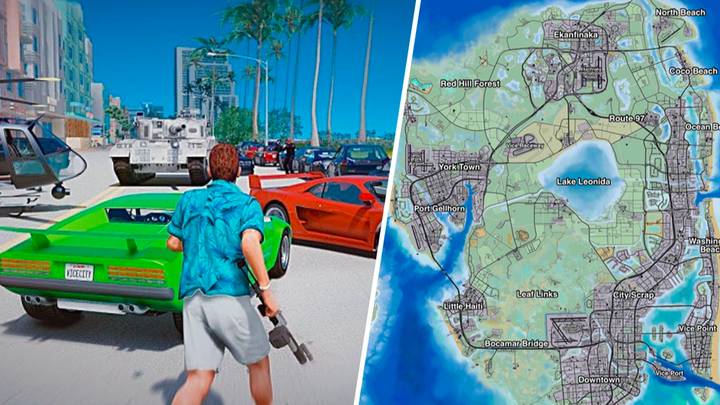 GTA 6 map location allegedy leaked by an unreleased GTA online