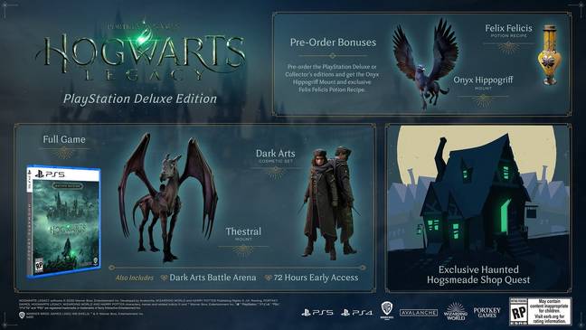 Legacy exclusive? Is Hogwarts PlayStation