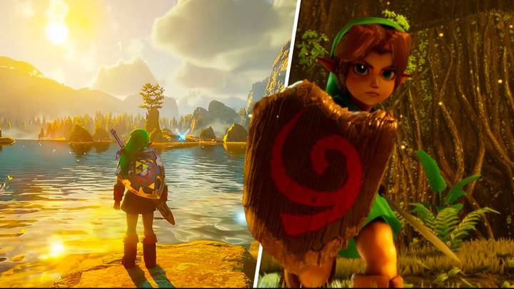 Zelda Ocarina of Time Remake in Unreal Engine, This Ocarina of Time remake  is absolutely gorgeous 😍, By GAMINGbible