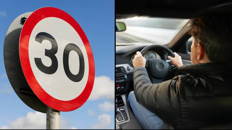 关注英格兰速度限制的司机随着威尔士成为第一个从30英里 /小时下降的英国国家