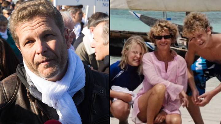 爸爸，他的妻子和孩子在MH370的船上声称航班正在消失时被追踪