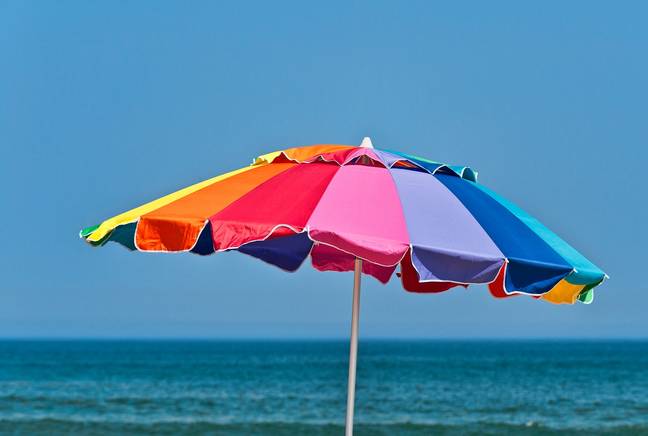 Woman killed after wind whips up beach umbrella and impales her in the ...