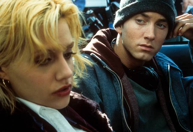 The pair starred in 8 Mile together. Credit: Universal/Getty Images