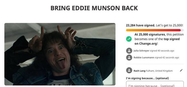 petition: Bring back Eddie in Stranger Things Season 5!