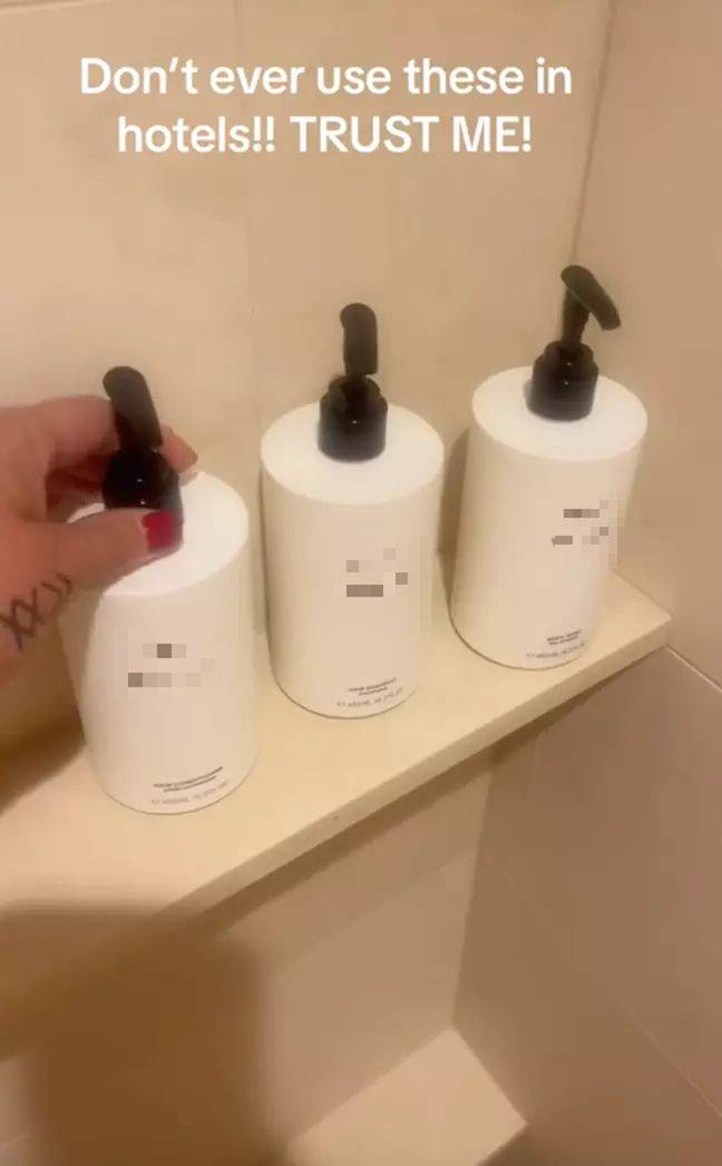 My hotel has shared shampoo/cond/soap bottles with prior/post guests?  Would u use? : r/mildlyinfuriating