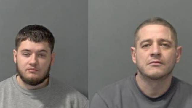 Anthony Bennison (stânga) și Nicholas Papworth (dreapta).  Credit: Bedfordshire Police