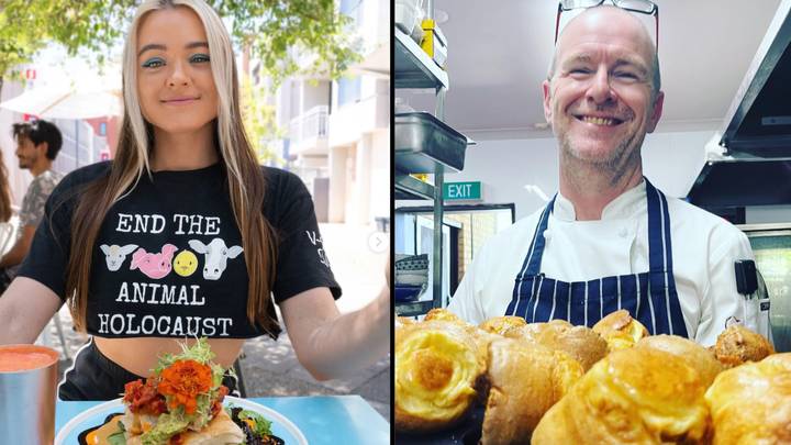Celebrity chef's clash with vegan activists 