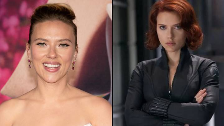 Scarlett Johansson Reacts to Viral Video of Woman Vanishing Behind Her -  Parade