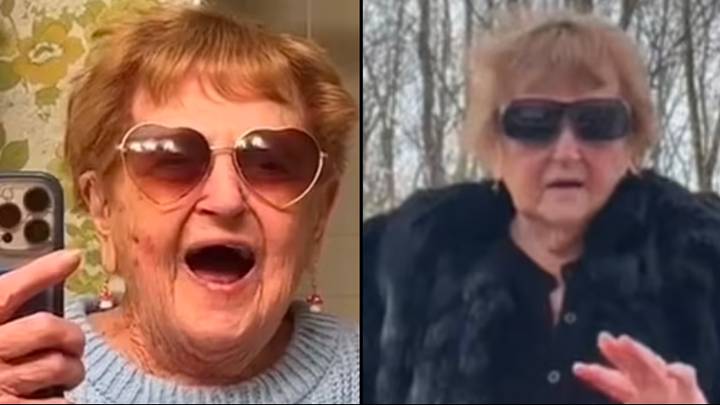 93岁的奶奶对她的垂死反应风靡一时