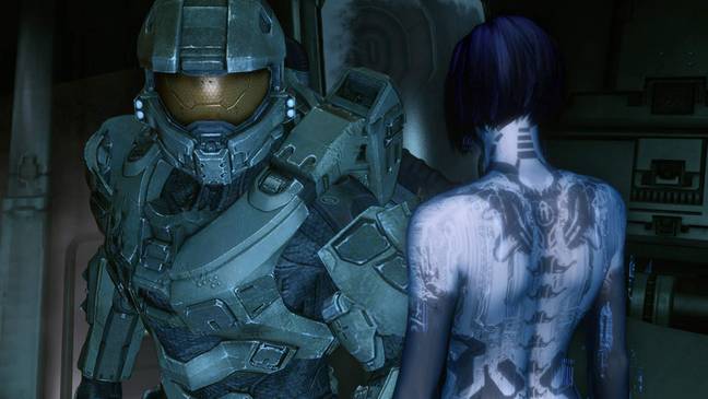 For Those Confused, Jen Is Playing Cortana In Person According To The IMDB  Page. Voice Actors Are Listed As (Voice) When The Actor Is Only Voicing  The Character. Here's An Info Graphic