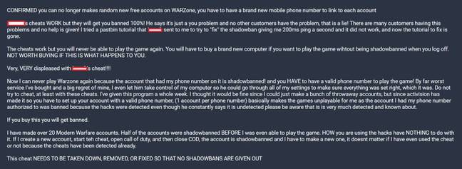 Warzone' cheater shows off hacks to bring awareness to cheating