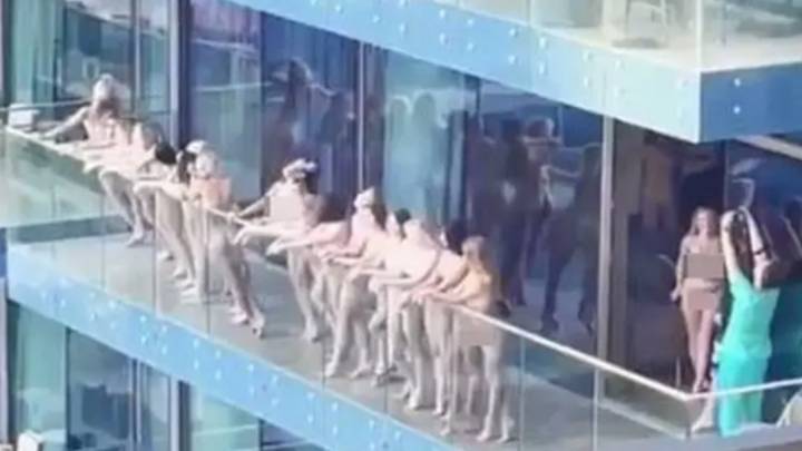 在迪拜阳台上裸露的模特都被禁止返回五年