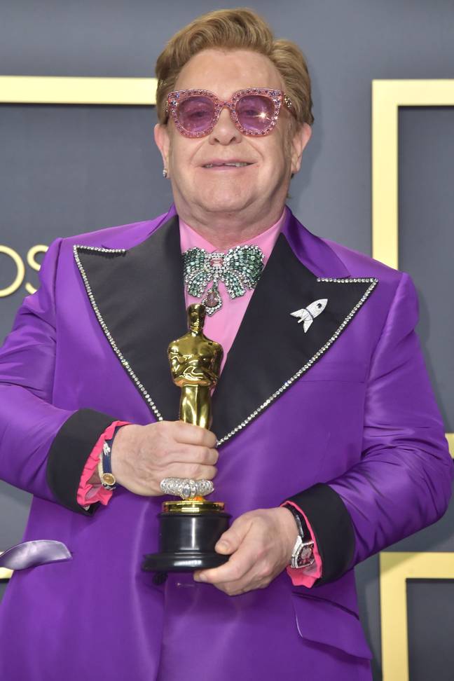 埃尔顿·约翰爵士（Elton John Sir）庆祝30周年清醒。学分：PA