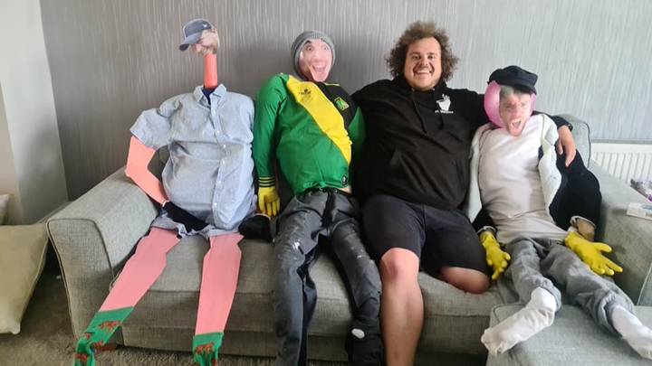 Euro 2020: Lads Deliver Dolls To Watch Final With Covid-Positive Pal