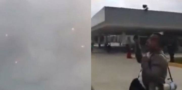 不明飞行物徘徊在墨西哥和美国边境的录像从互联网上删除