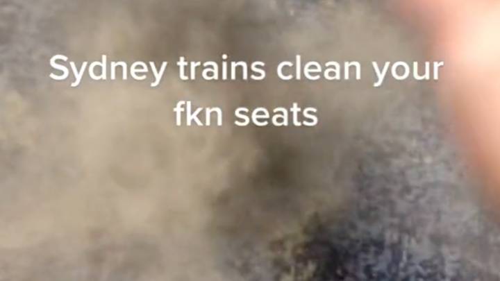 恐怖的镜头显示悉尼火车的肮脏