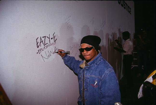 Eazy-E in 1992. Credit: Shutterstock