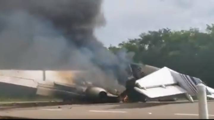Plane Suspected Of Carrying £3.9 Million In Cocaine Found On Fire On ...
