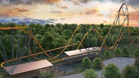 The World's Tallest, Longest and Fastest Single-Rail Roller Coaster Will  Open This Year in N.J.