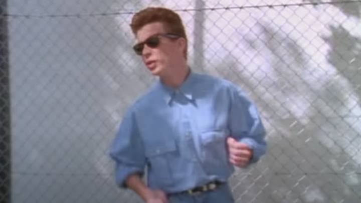 Rick Astley has recreated his 1987 'Never Gonna Give You Up' music