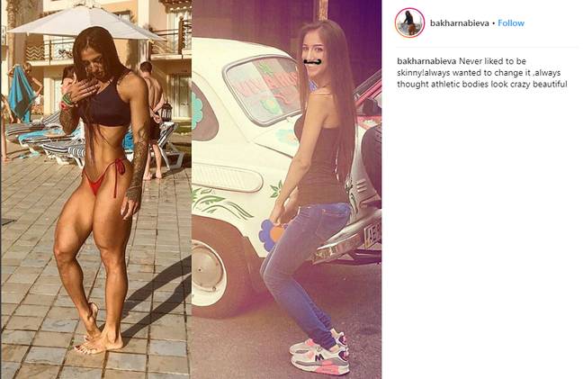 Bakhar Nabieva Xxx - Woman With An 'Iron Bum' Reveals Incredible Body Transformation - LADbible