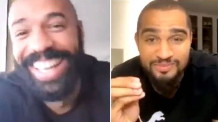 Watch: Thierry Henry tells Kevin-Prince Boateng the story behind