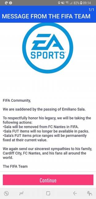Fifa 19 decide remover Emiliano Sala do jogo em respeito à sua