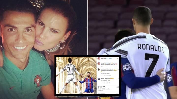 Cristiano Ronaldo's sister trolls Lionel Messi by posting picture of  Barcelona legend worshipping Juventus star
