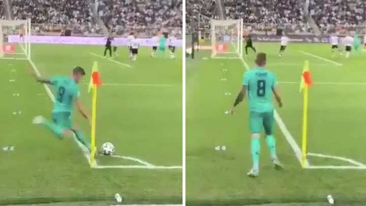 Watch Toni Kroos score direct from a corner as Real Madrid take on Valencia  in Spanish Super Cup – The Sun