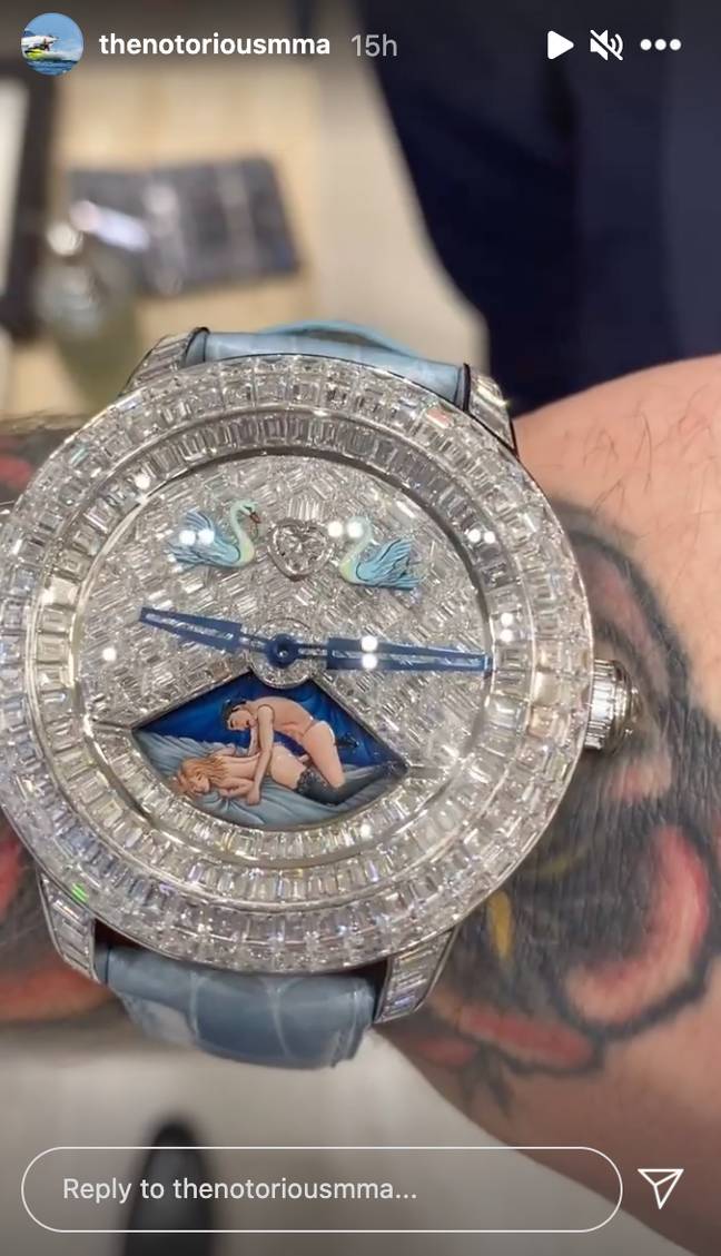 Conor McGregor shows off £500k watch and insane Louis Vuitton collection  including trainers and £810 worth of STRAWS