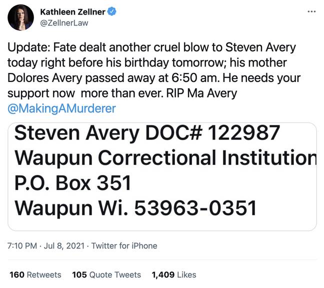Are Steven Avery's Parents Still Alive? Dolores & Allan Avery in 2021