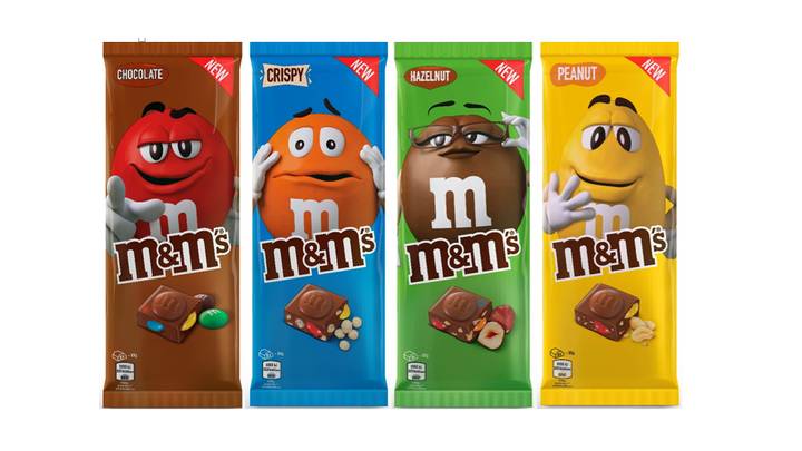 M&M's Launch First Ever Chocolate Bars In The UK - Tyla