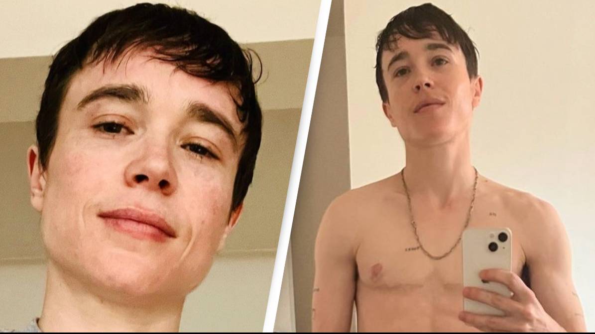 Operative Elliot Page Elliot Page Opens Up About Joy Of Seeing Himself After Transitioning