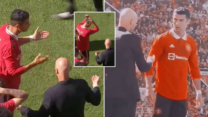 footage-of-cristiano-ronaldo-and-erik-ten-hag-having-tense-chat-during-rayo-vallecano-game-emerges