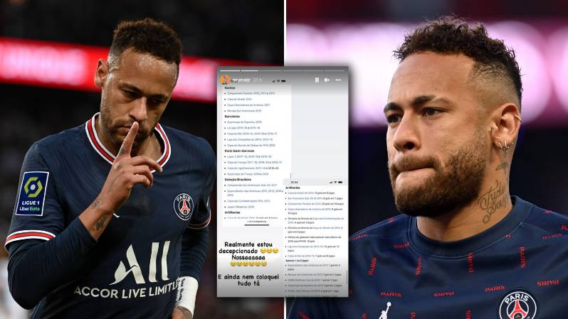 Neymar chama o ex-zagueiro do Liverpool Fabio Aurelio por ‘falar merda’ após reivindicação da Bola de Ouro