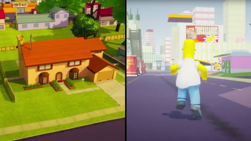 Simpsons Risk Game Developer Remakes Simpsons: Hit And Run Into An Open World Game And It ...