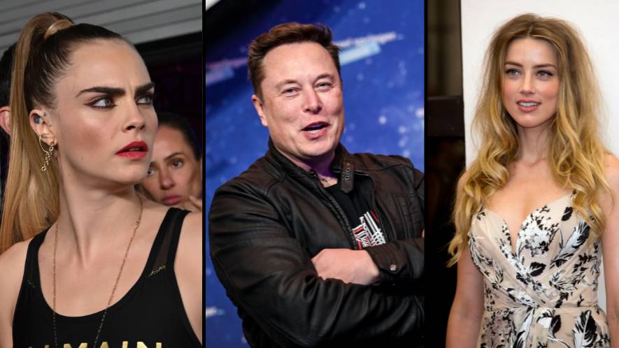 Elon Musk Denies He Had A Threesome With Amber Heard And Cara Delevingne - LADbible